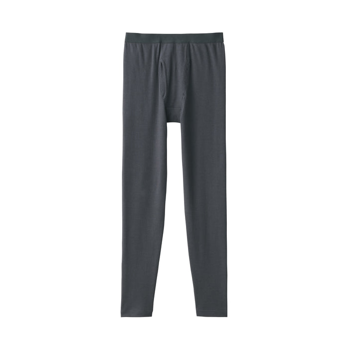 Muji Warm Long Tights Herre Grå | NJ3X8D44G