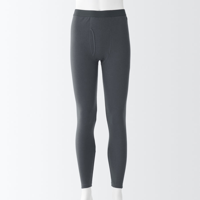Muji Warm Long Tights Herre Grå | NJ3X8D44G