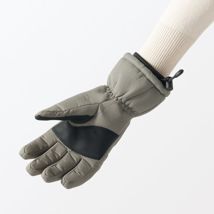 Muji Water Resistant Handsker Dame Sort | UK5E5A96S