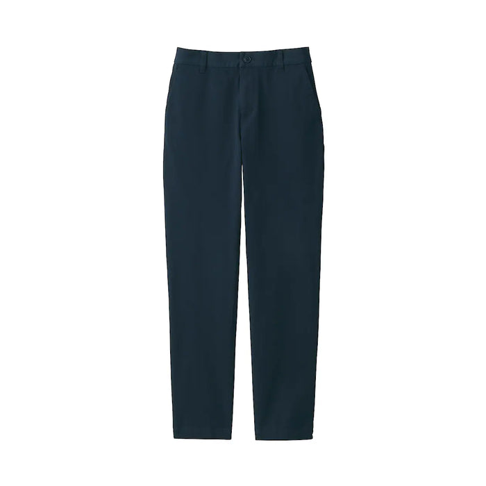Muji Wo4-Way Stretch Chino Slim Tapered Bukser Herre Mørkeblå | YG7I8C08X
