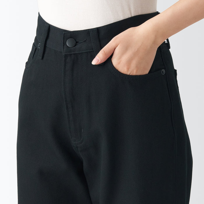 Muji WoDenim Regular Jeans Herre Sort | OR7Q6E90V