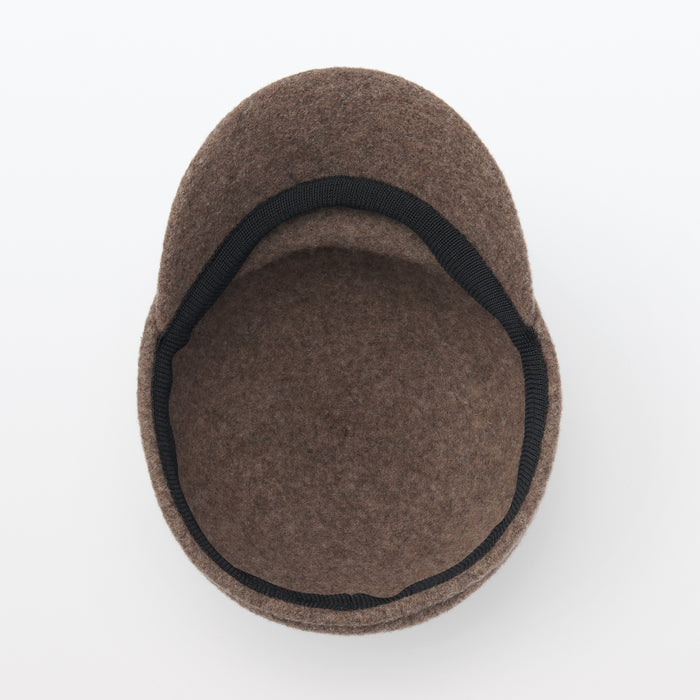 Muji Wool Kasketter Dame Brune | XB6N5T97Y